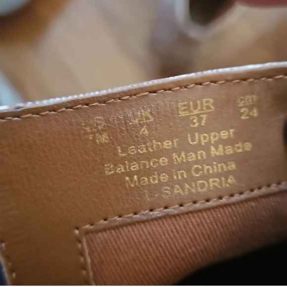 Franco Sarto Roccio Reptile Beige Sandria Chelsea Booties - Picture 7 of 7